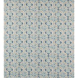 Haven Fabric in Blue by Jane Churchill | Jane Clayton