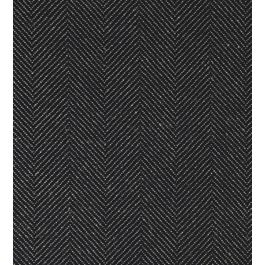 Atlantic Union Fabric by Ian Mankin in Black | Jane Clayton