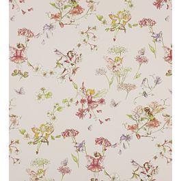 Blossom Flower Fairies Fabric by Jane Churchill in Pink | Jane Clayton