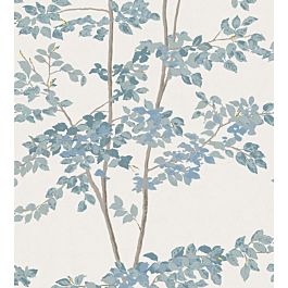 Beech Wallpaper by Lewis & Wood in Bluegrass | Jane Clayton