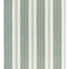 Manningtree Fabric in Teal/Beige by Nina Campbell | Jane Clayton