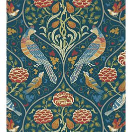 Seasons By May Wallpaper by Morris & Co in Indigo | Jane Clayton