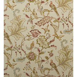 Early Birds Fabric by Mulberry Home in Natural | Jane Clayton