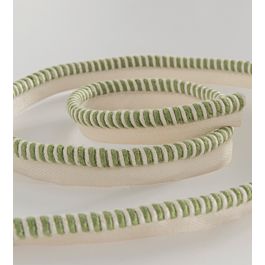 Trianon Braid Trimmings by Nina Campbell in GREEN/IVORY