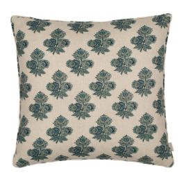 Poppy Paisley Ready Made Cushions in Indigo by GP & J Baker | Jane Clayton