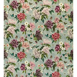 Summer Peony Fabric by Sanderson in Vineyard/Rose | Jane Clayton