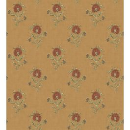 Somerton Wallpaper in Ochre by Mulberry Home | Jane Clayton