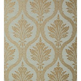 Clessidra Wallpaper by Thibaut in Metallic Pewter/Grey | Jane Clayton