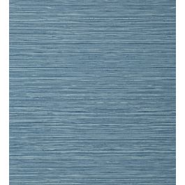 Kendari Grass Wallpaper by Thibaut in Blue | Jane Clayton