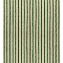 Ticking Stripe 1 Rustic Fabric in Spruce by Ian Mankin | Jane Clayton