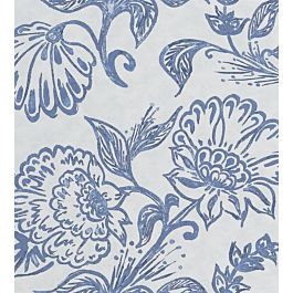 Philippine Wallpaper by William Yeoward in Denim | Jane Clayton