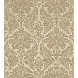 Malmaison Damask Fabric by Zoffany in Pale Gold | Jane Clayton