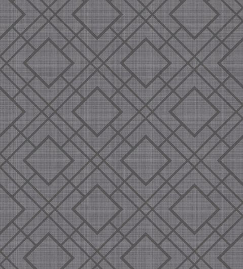 Connect Wallpaper in Dark Grey by Today Interiors | Jane Clayton