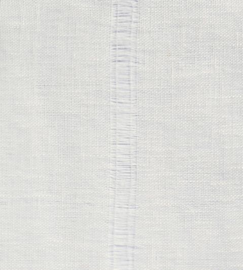 Textured Stripe Sheer Linen (White/Natural) - 100% Pure Linen - Volga Linen