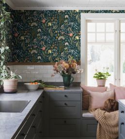 Blomsterhav Wallpaper in 55 by Borastapeter | Jane Clayton