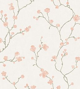 Hanami Wallpaper by Casadeco in Rose | Jane Clayton