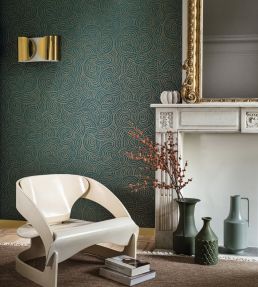 Cascade Wallpaper in Ivoire by Casamance | Jane Clayton