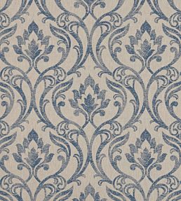 Leyburn Fabric By Clarke & Clarke In Denim 