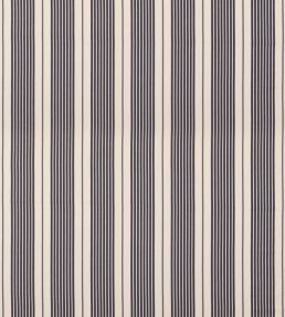Cliff Stripe Fabric by Mulberry Home Indigo