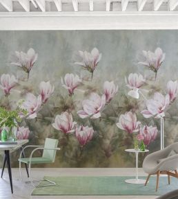 Yulan Wallpaper Mural by Designers Guild in Magnolia | Jane Clayton