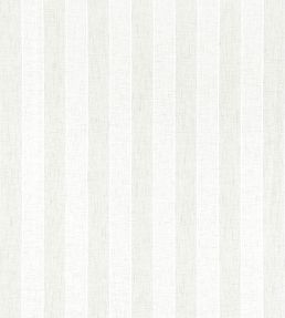 Erba Stripe Fabric by Thibaut Ivory