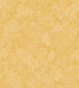 Feather Wallpaper in Jaune by Casadeco | Jane Clayton