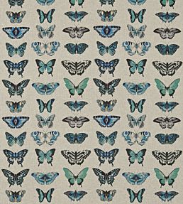 Papilio Fabric by Harlequin in Lagoon/Indigo/Emerald | Jane Clayton