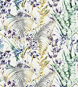 Paradise Fabric by Harlequin in Gooseberry/Blueberry/Zest | Jane Clayton