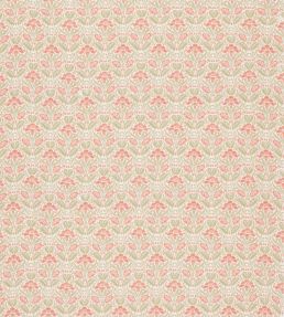 Iris Meadow Cotton Fabric in Pink/Green by GP & J Baker | Jane Clayton