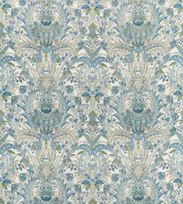 Narbeth Fabric by Anna French Blue & Green