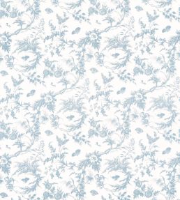 Newlands Toile Fabric by Anna French Soft Blue