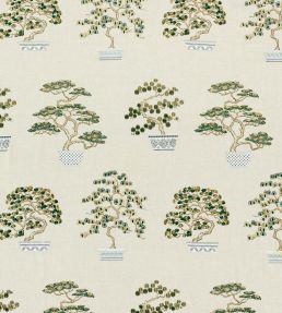Penjing Fabric by Sanderson Scallion Green