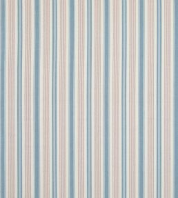 Purbeck Stripe Fabric in Red/Blue by Baker Lifestyle | Jane Clayton