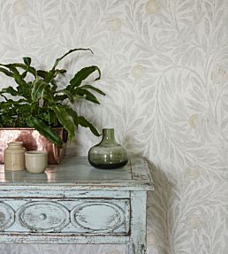 Orange Tree Wallpaper by Sanderson in Dove | Jane Clayton