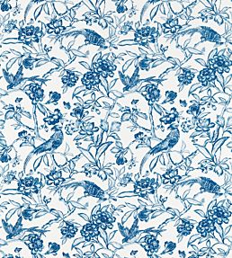 Tattershall Fabric by Sanderson in Indigo | Jane Clayton