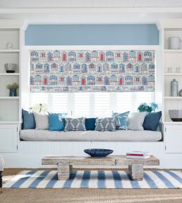 Beach Huts Fabric By Sanderson In Driftwood | Jane Clayton