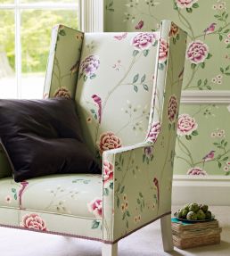 Pavilion Fabric by Sanderson in Georgian Green | Jane Clayton