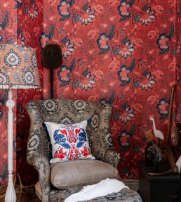 Saxon Tapestry Wallpaper by MINDTHEGAP Red