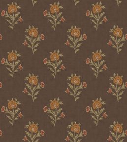 Somerton Wallpaper in Espresso by Mulberry Home | Jane Clayton