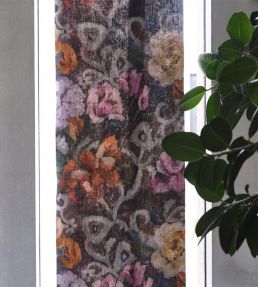 Designers Guild Fabric Tapestry Flower Damson