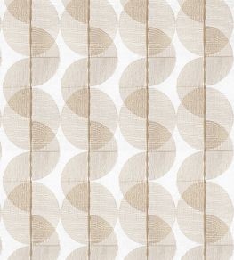 Cyclone Embroidery Fabric by Thibaut Mocha