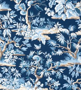 Elwood Wallpaper by Anna French Navy