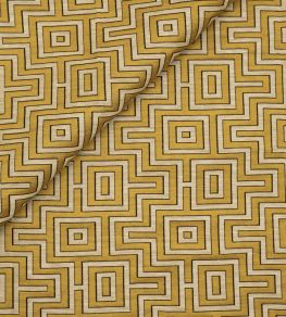 Fret Maze Fabric by Jim Thompson Topaz
