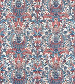 Narbeth Fabric by Anna French Red & Blue