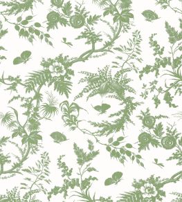 Newlands Toile Wallpaper by Anna French Green