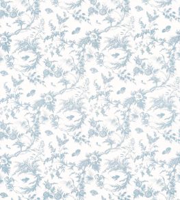 Newlands Toile Fabric by Anna French Soft Blue