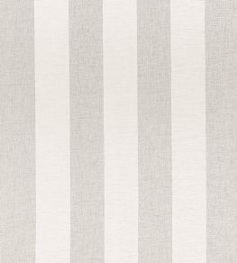 Newport Stripe Fabric by Thibaut Smoke and Linen