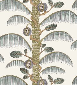 Palm Stripe Wallpaper by Josephine Munsey Clarke White