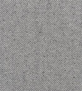 Stoneleigh Herringbone Fabric by Ralph Lauren Grey Flannel