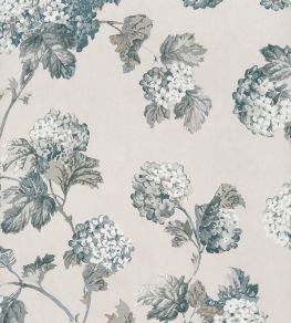 Sussex Hydrangea Wallpaper by Anna French Slate & Linen